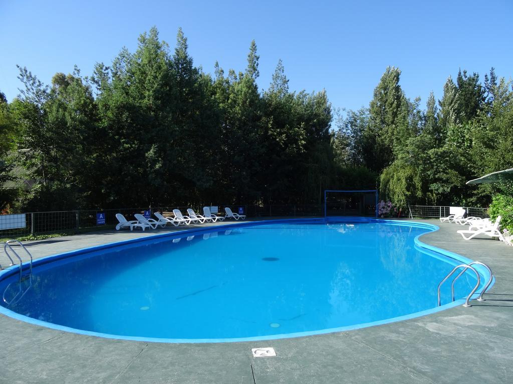 Cabanas Parque Salto Del Laja El Manzano  Buitenkant foto